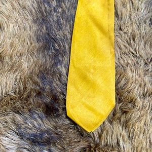 Vintage Gold Silk Skinny tie